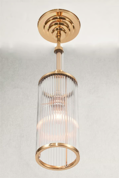 PETITOT IV - Handmade brass pendant lamp by Patinas Lighting - view 3